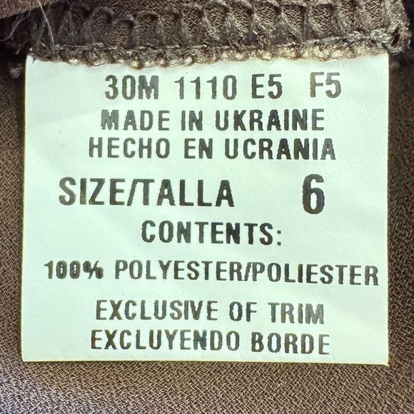 Victor Costa Cheetah Leopard Animal Print Halter Dress Size 6 NEW - Picture 15 of 16